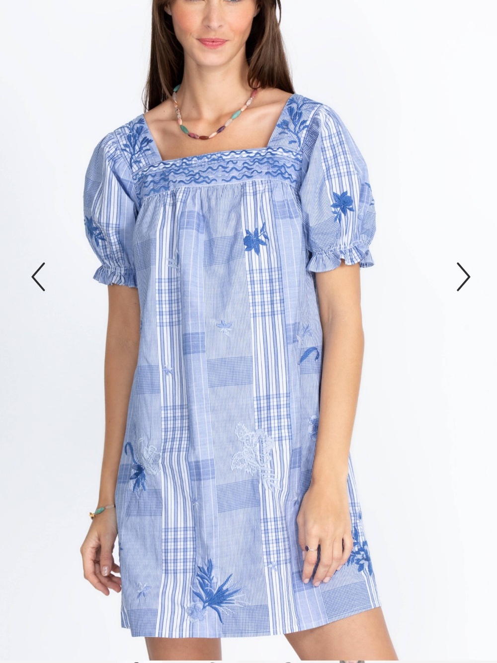 Johnny Was Marbella Square Neck Dress XS - Picture 2 of 13